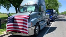 Tır şoförlerinden Beyaz Saray önünde protesto - WASHINGTON