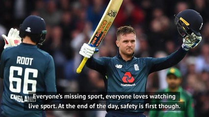 Download Video: No shame if players are fearful of sport resuming - Jason Roy