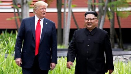 ABD Başkanı Trump, Kim Jong-un'un fotoğraflarını gördüğü için memnun