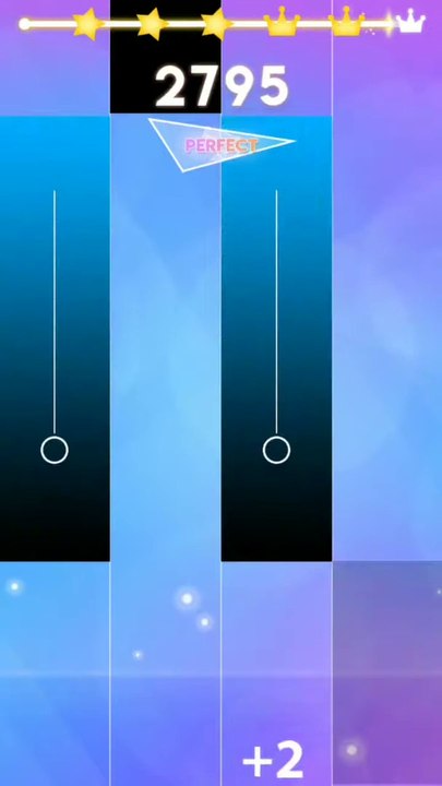 Magic tiles 3 - Bum Bum Tam Tam - 6 Star _ .. only two fingers ( 1440 X 1280 )