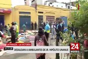 [VÍDEO] Retiran a comerciantes ambulantes del Mercado La Parada en la Victoria