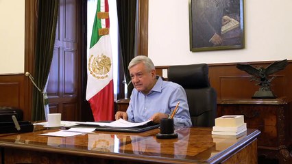 Informe sabatino desde Palacio Nacional
