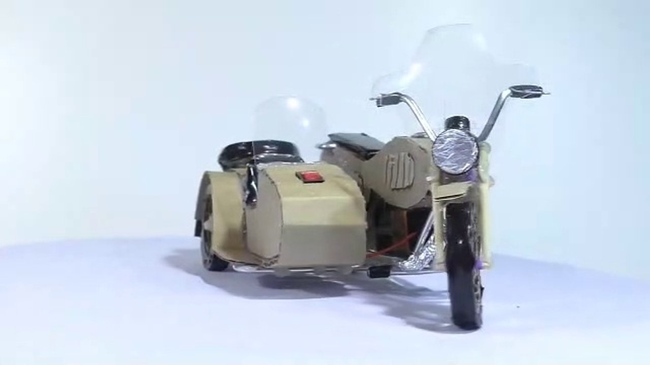How to make cardboard bike/Homemade scotter/Making a Bike at home.