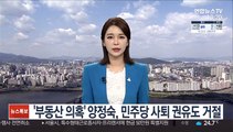 '부동산 의혹' 양정숙, 민주당 사퇴 권유도 거절