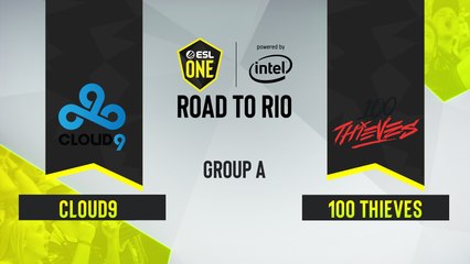 CSGO - Cloud9 vs. 100 Thieves [Train] Map 1 - ESL One Road to Rio - Group A - NA
