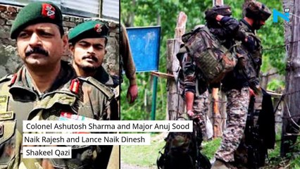 Colonel Ashutosh Sharma, Major among five security personnel killed in encounter in J&K
