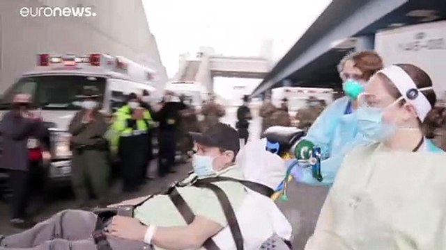 Des hôpitaux de campagne ferment aux Etas-Unis, signe de l'amélioration