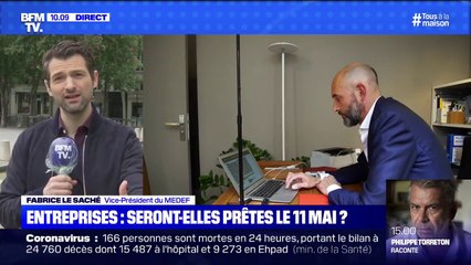 Le vice-président du Medef appelle les entreprises à continuer le télétravail lorsqu'il est possible