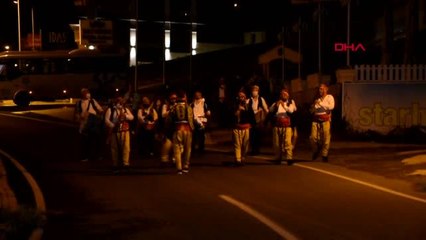 Tekirdağlılar sahura bandonu çaldığı eserlerle uyandı