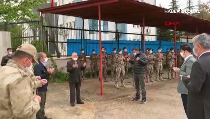 Özel harekat polisleri Suriye'ye  böyle uğurlandı
