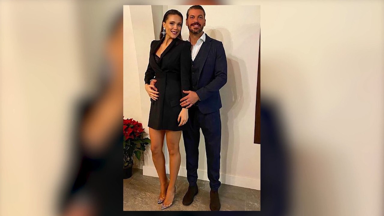 Lorena Gómez y René Ramos dan la bienvenida a su pequeño René