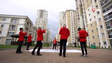 Bando takımı vatandaşın ayağına gitti