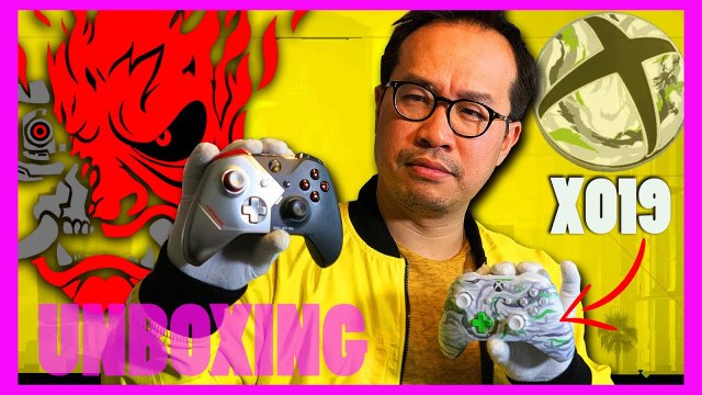 CYBERPUNK 2077 - Notre UNBOXING de la Manette Xbox One + X019 Controller