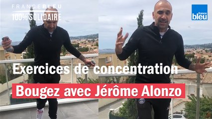 Des exercices de concentration avec  Jérôme Alonzo