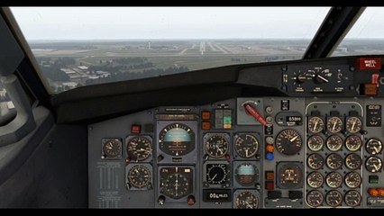 X-Plane 11: Boeing 727 Arrival at KCVG