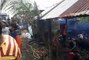 Jago Merah Melahap Tiga Rumah Warga di Desa Bunga Tanjung