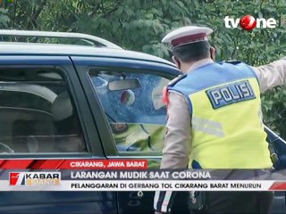 Hari Ke-10, Pelanggaran di Gerbang Tol Cikarang Menurun