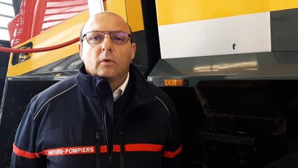Freddy Berneron, responsable de la caserne des pompiers de l'aéroport d'Orly