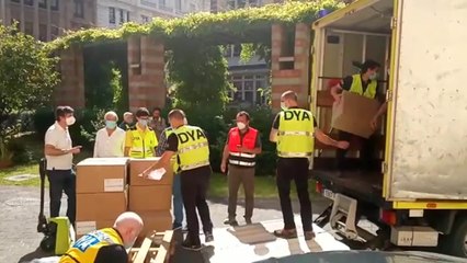 La DYA recibe 148.000 mascarillas para su reparto en transportes
