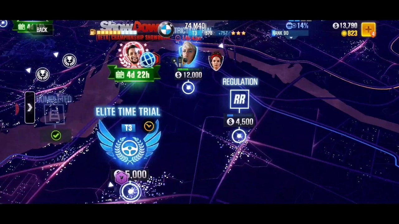 CSR 2 Gameplay - Tempest 3 - Elite License Time Trials