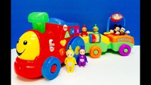 TELETUBBIES and DISNEY JUNIOR Counting and ABC Learning Train Toy-