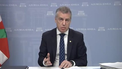 Urkullu pide a Sánchez el fin de la legislación de excepcionalidad