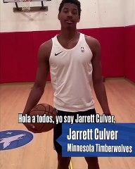 Dribble Over the Line Drill with Jarrett Culver (Spanish Subtitles)
