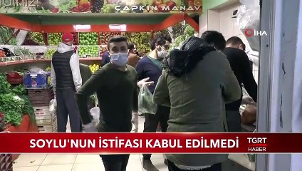 Bakan Soylu'nun İstifası Kabul Edilmedi