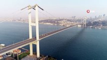 15 Temmuz Şehitler Köprüsü Sokaüa Çıkma Yasağı Nedeniyle Boş Kaldı