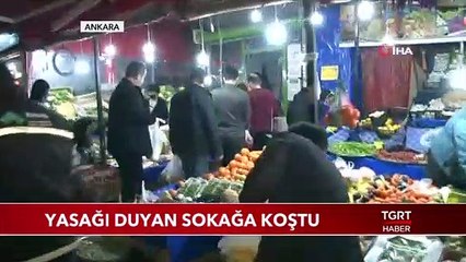 Akşam Yasağı Duyan Sokağa Koştu