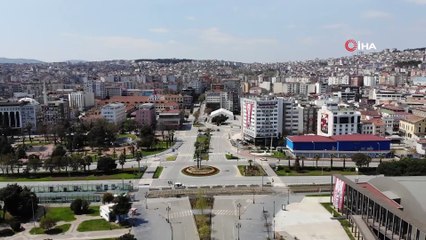 Sokağa Çıkma Yasağında Samsun’da Sokaklar Bomboş