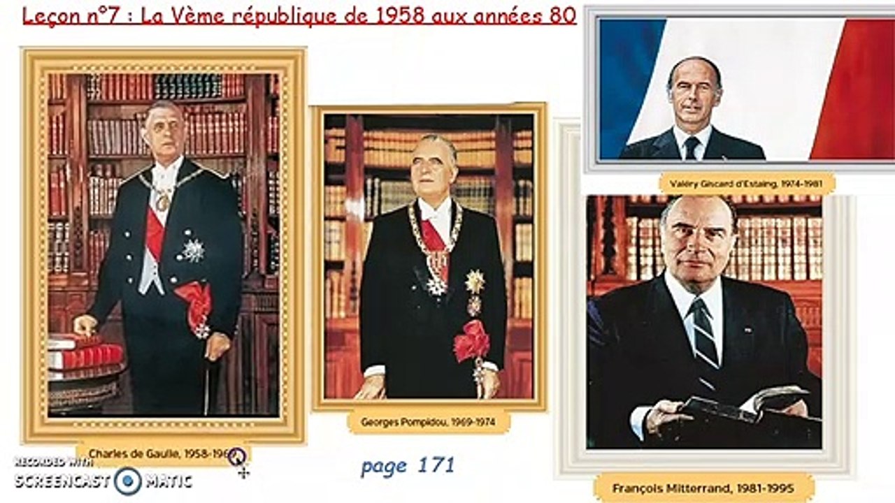 Leçon Vème république 1