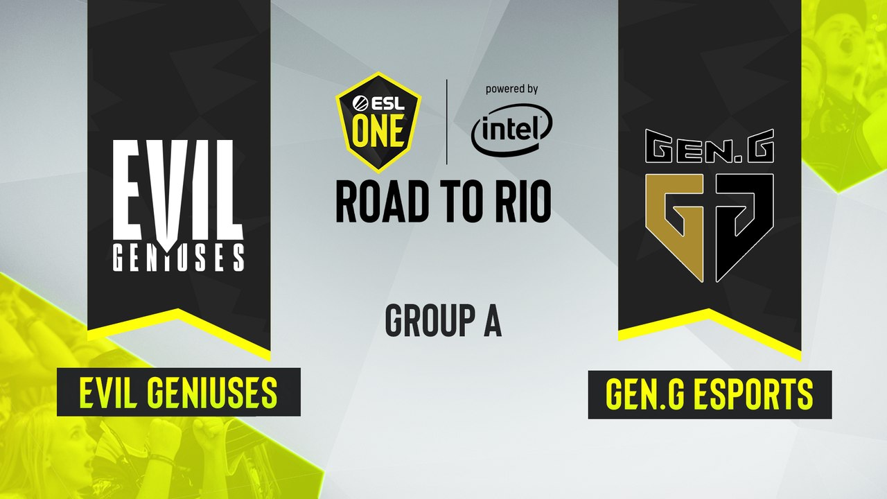 CSGO - Gen.G Esports vs. Evil Geniuses [Nuke] Map 2 - ESL One Road to Rio - Group A - NA