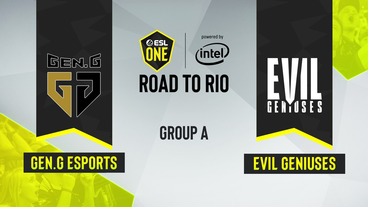 CSGO - Gen.G Esports vs. Evil Geniuses [Dust2] Map 3 - ESL One Road to Rio - Group A - NA