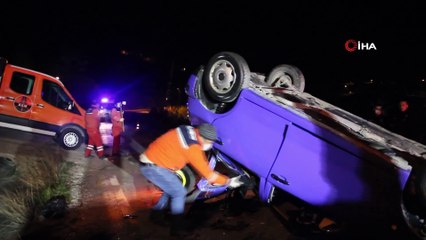 Kastamonu Cide'de Trafik Kazası; 2 Yaralı