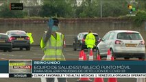 Reino Unido: establecen punto móvil para detección de la Covid-19