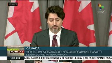 下载视频: Canadá prohíbe la venta de fusiles de asalto de calibre militar