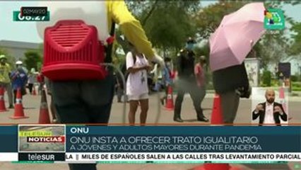 La ONU insta a ofrecer trato igualitario a jóvenes y adultos mayores