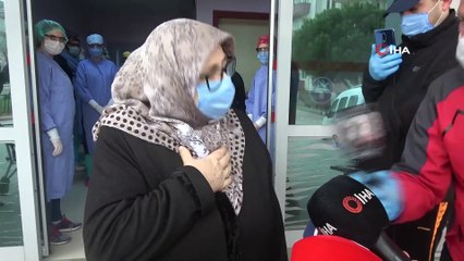 Eşini Korona Virüsten Kaybetti, Oğlu ve Babasıyla Birlikte Hastalığı Yenip Taburcu Oldu