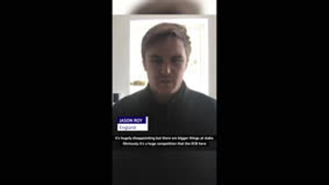 Jason Roy 'hugely disappointed' by The Hundred postponement