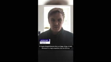 Jason Roy 'hugely disappointed' by The Hundred postponement