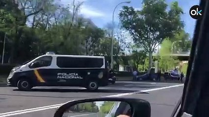 Controles policiales en Madrid