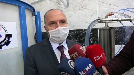 Bu Atölyede Günlük 6 Ton Dezenfektan Üretilecek