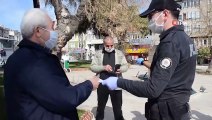 Koronavirüs Denetimlerinde Yaşlı Adam Polisi Çileden Çıkardı