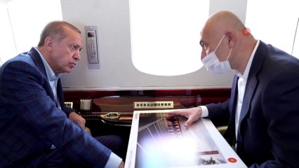 Cumhurbaşkanı Erdoğan, Pademi Hastanesi İnşaatının Çalışmalarını Havadan İzledi