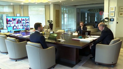 Cumhurbaşkanı Erdoğan Başkanlığındaki Kabine Toplantısı Başladı