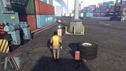 GTA 5 Story Mode Mission #25 Scouting the port