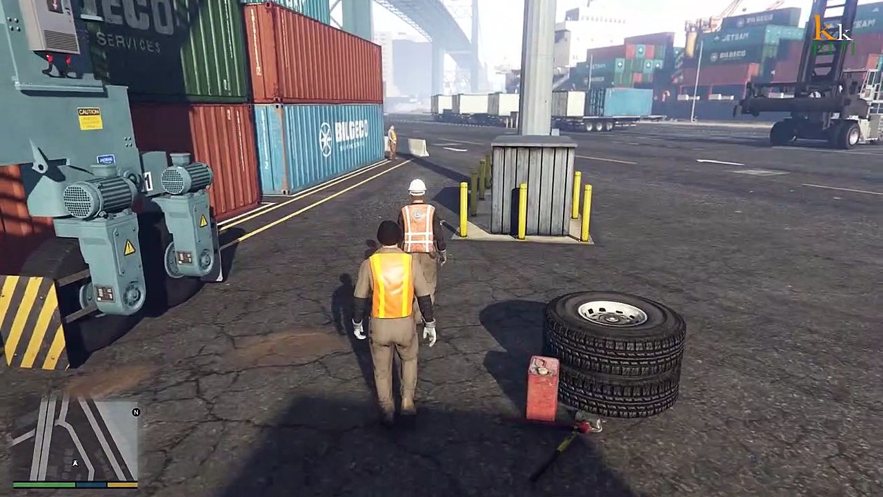 GTA 5 Story Mode Mission #25 Scouting the port