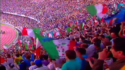 الشوط الاول مباراة الارجنتين و ايطاليا 1-1 نصف نهائي كاس العالم 1990