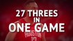 NBA record-setters - Rockets re-write history books with 27 three-pointers